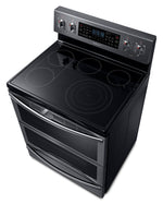 Samsung Black Stainless Steel Freestanding Electric Convection Range (5.9 Cu. Ft.) - NE59J7850WG/AC