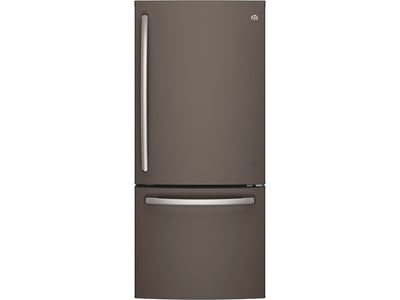 GE Slate BOTTOM-FREEZER REFRIGERATOR (20.9 CU. FT.) - GDE21DMKES