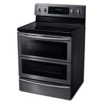 Samsung Black Stainless Steel Freestanding Electric Convection Range (5.9 Cu. Ft.) - NE59J7850WG/AC