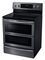 Samsung Black Stainless Steel Freestanding Electric Convection Range (5.9 Cu. Ft.) - NE59J7850WG/AC