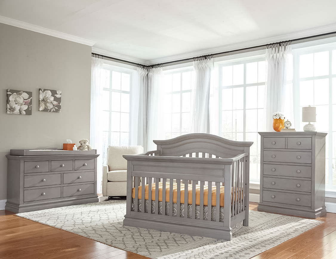 Cameron Convertible Contour Crib - Cloud