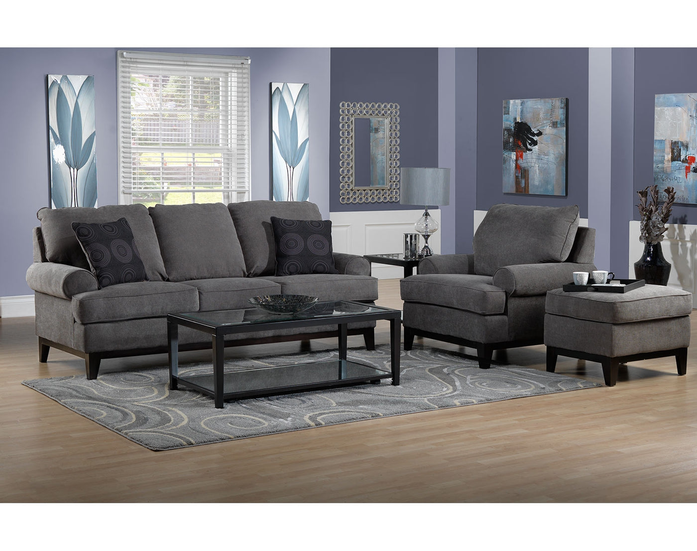Crizia Full Sofa Bed - Dark Grey