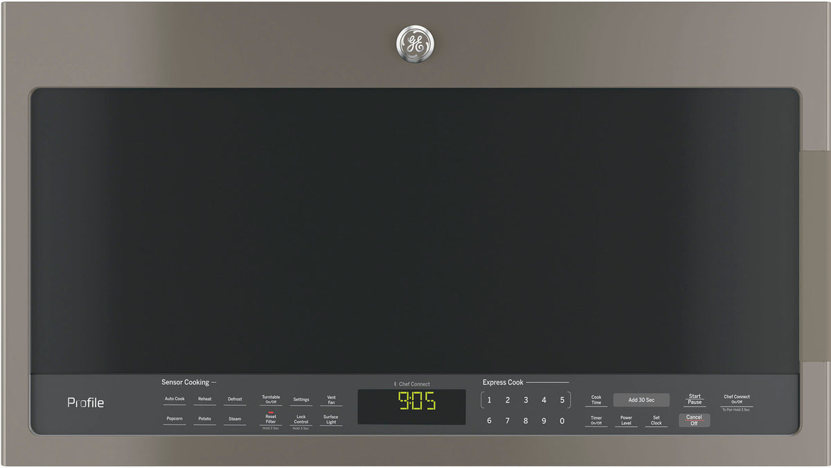 GE Profile Slate SpaceMaker OvertheRange Microwave (2.1 Cu. Ft