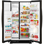 Whirlpool Black Stainless Steel Side-by-Side Refrigerator (25 Cu. Ft.) - WRS325SDHV
