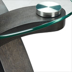 Azalea End Table - Charcoal