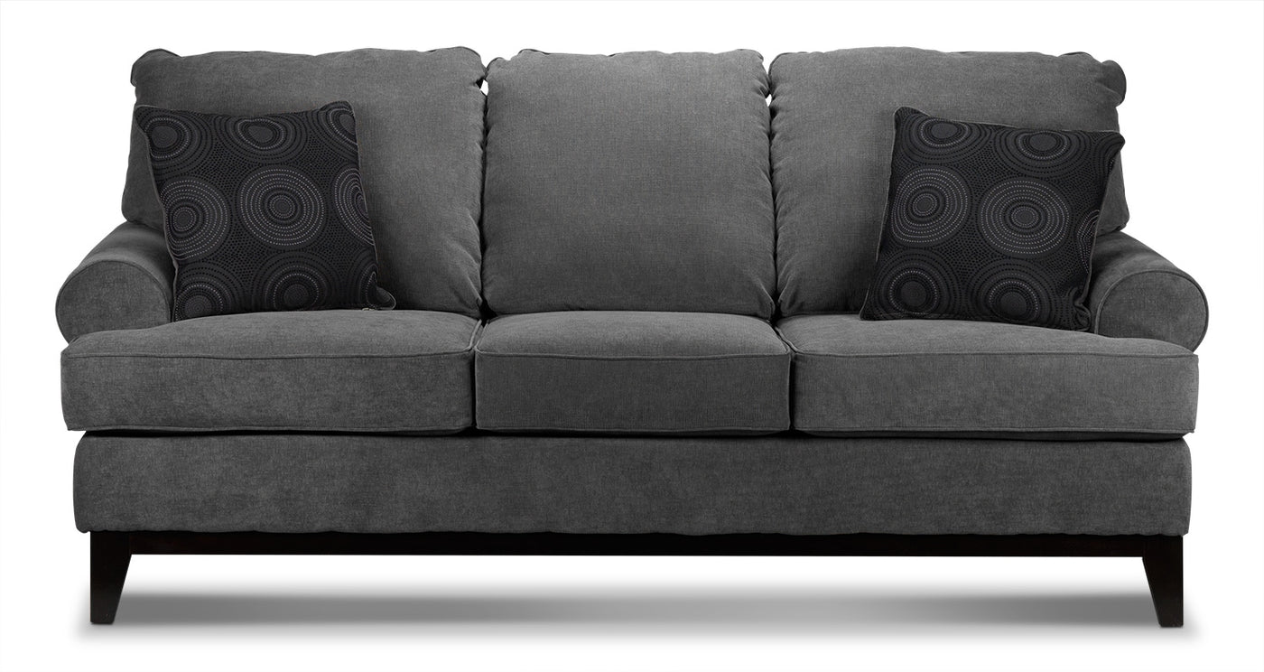 Crizia Full Sofa Bed - Dark Grey