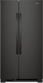 Whirlpool 33.13" 22 Cu. Ft. Black Side-by-Side Refrigerator - WRS312SNHB