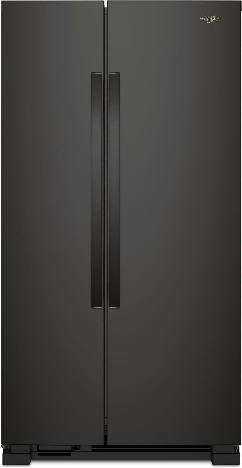 Whirlpool 33.13" 22 Cu. Ft. Black Side-by-Side Refrigerator - WRS312SNHB
