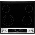 Amana Black-on-Stainless Steel Slide-In Electric Range (4.8 Cu. Ft.) - YAES6603SFS