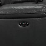 Lanette Power Reclining Loveseat - Smoke Grey