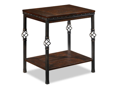 Sterling 24" Side Table - Walnut