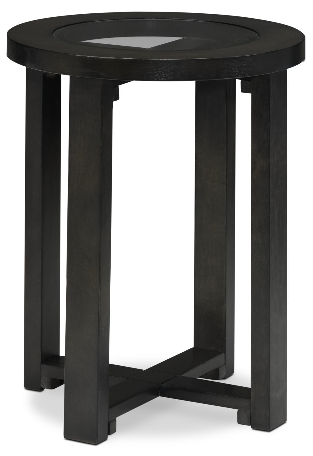 Emma End Table - Charcoal Grey
