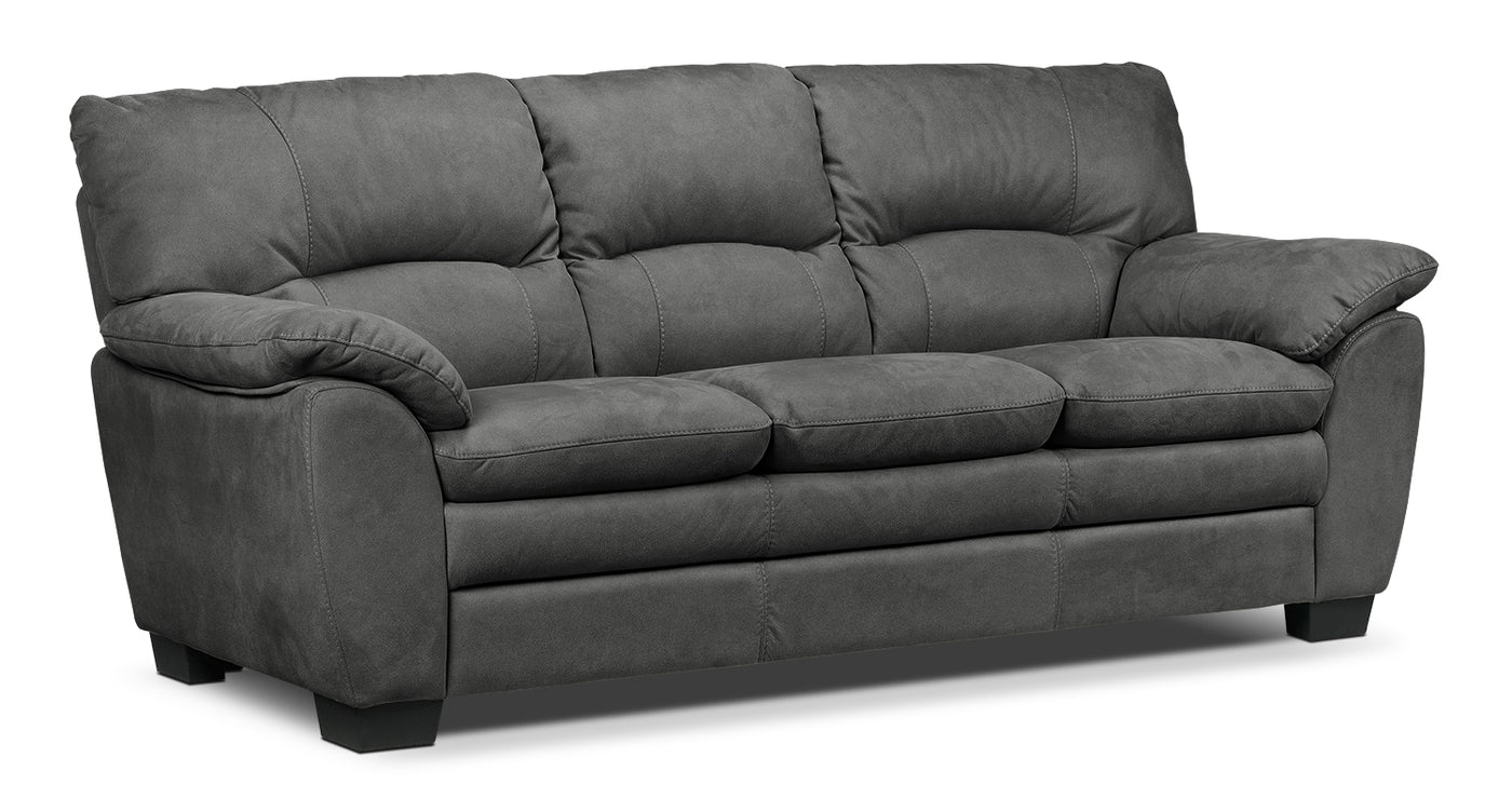 Kelleher Sofa and Chair Set - Charcoal