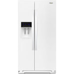 Whirlpool White Counter-Depth Side-by-Side Refrigerator (21 Cu. Ft.) - WRS571CIHW
