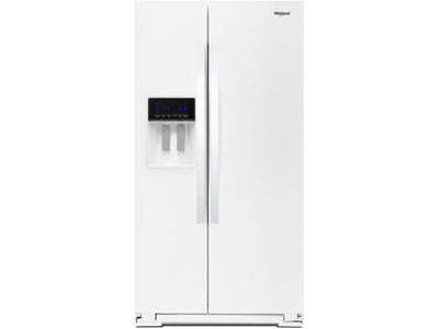 Whirlpool White Counter-Depth Side-by-Side Refrigerator (21 Cu. Ft.) - WRS571CIHW