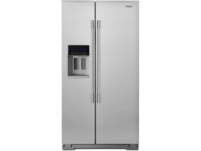 Whirlpool Stainless Steel Counter-Depth Side-by-Side Refrigerator (21 Cu. Ft.) - WRSA71CIHZ