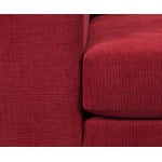Fava Sofa and Loveseat Set - Red