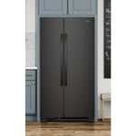 Whirlpool Black Side-by-Side Refrigerator (22 Cu. Ft.) - WRS312SNHB