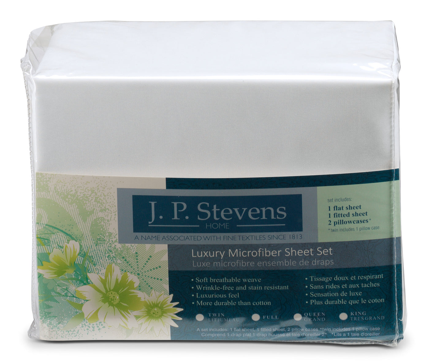 Acadia Queen Sheet Set - White