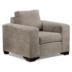 Fava Sofa, Loveseat and Chair Set - Pewter