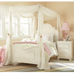 Amber Night Table - Antique White
