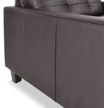 Kylie Leather Chair and a Half - Coffee