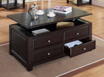 Ines Lift-Top Coffee Table - Espresso