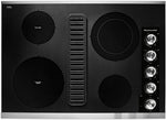 KitchenAid Stainless Steel 30" Electric Downdraft Cooktop - KCED600GSS