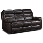 Devon Reclining Sofa and Reclining Loveseat Set - Brown