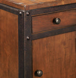 Pinebrook Chairside Table - Distressed Natural Pine