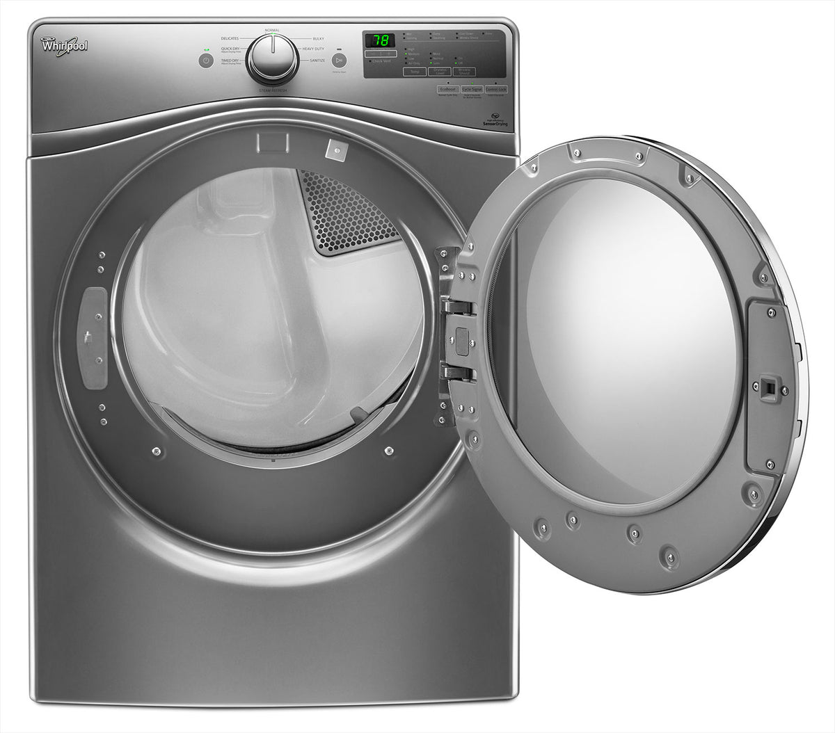 Whirlpool Chrome Shadow Gas Dryer (7.4 Cu. Ft.) - WGD85HEFC