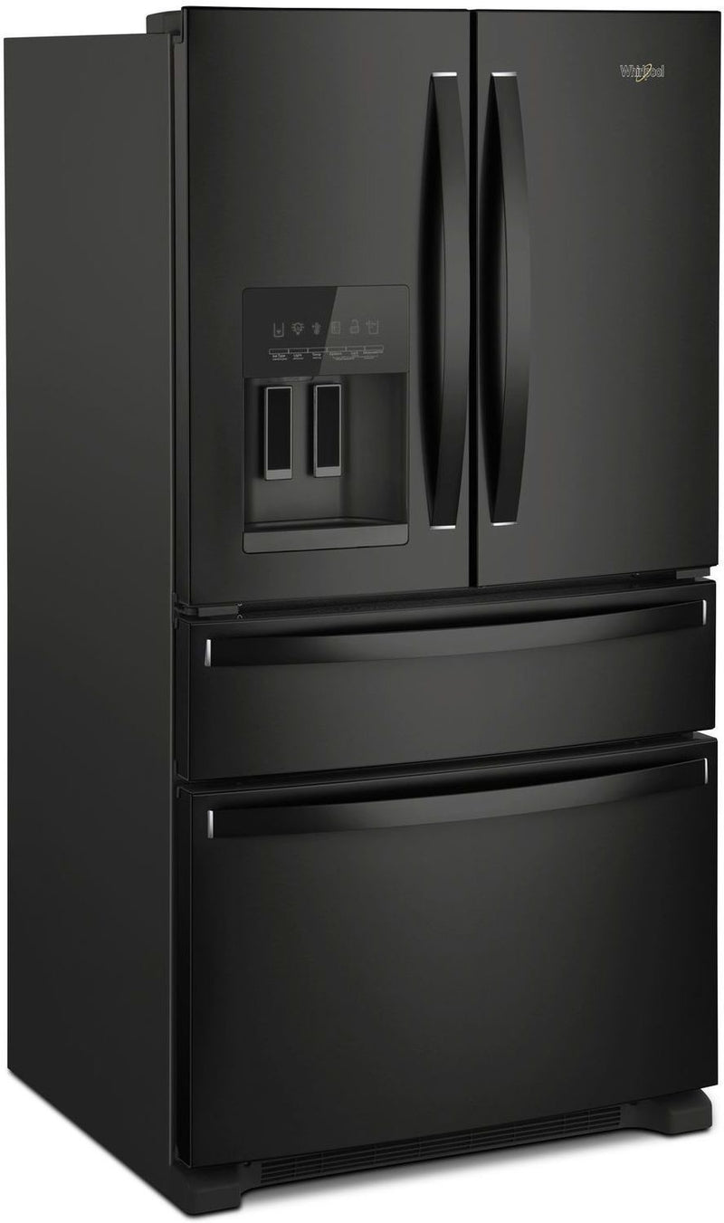 Whirlpool Black French Door Refrigerator (25 Cu. Ft.) WRX735SDHB Leon's