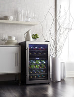 Danby Stainless Steel Dual-Zone Wine Cooler (4 Cu. Ft.) - DWC040A3BSSDD