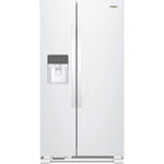Whirlpool White Side-by-Side Refrigerator (25 Cu. Ft.) - WRS335SDHW