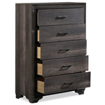 Sophie 5 Drawer Chest - Weathered Grey