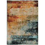 Tempe W6365AL Eroded Abstract Area Rug (3'10"X5'5")