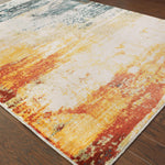 Tempe W6365AL Eroded Abstract Area Rug (7'10"X10'10")