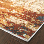 Tempe W6365AL Eroded Abstract Area Rug (7'10"X10'10")