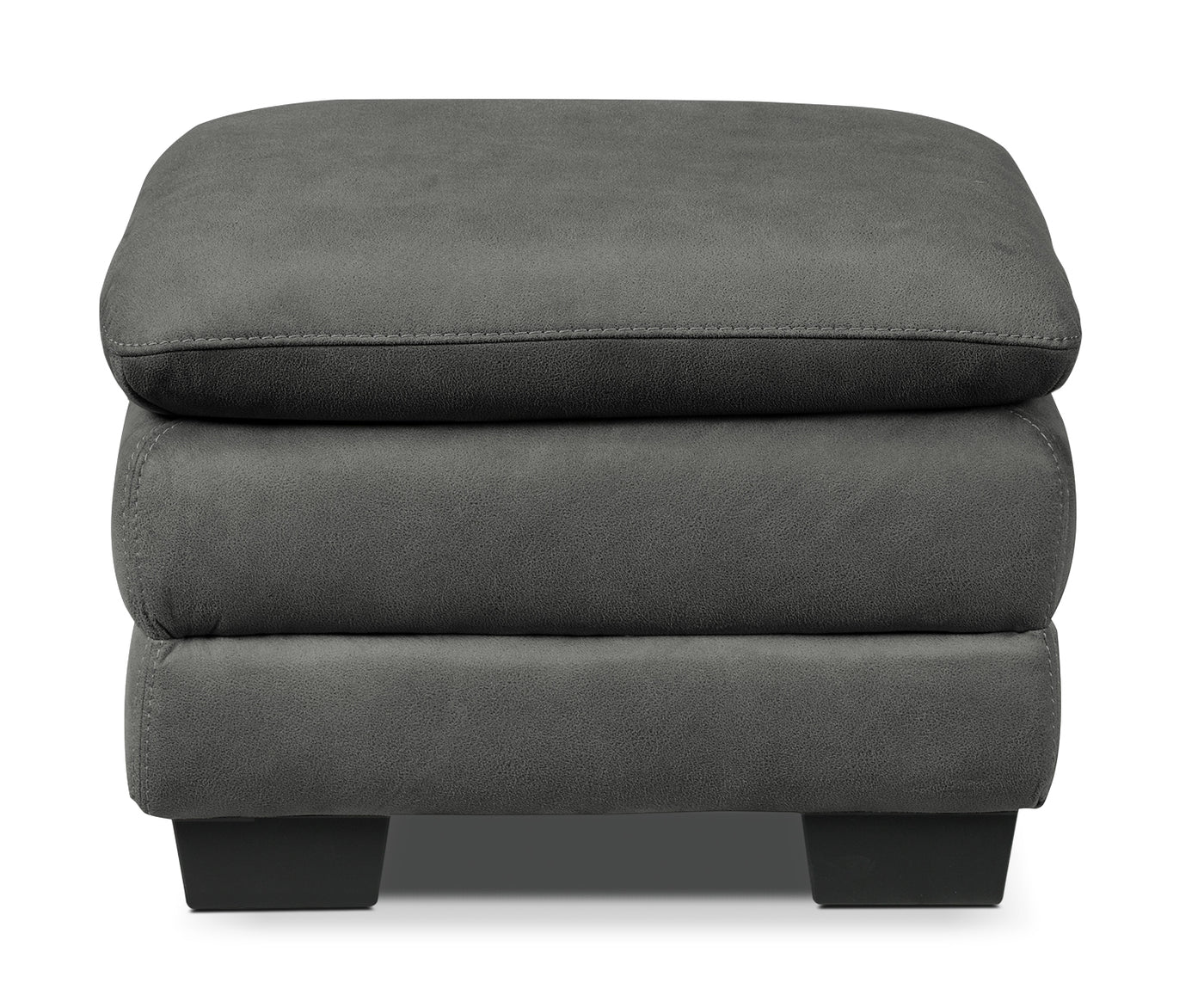 Kelleher Ottoman - Charcoal