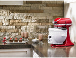 KitchenAid White Precise Heat Mixing Bowl for Tilt-Head Stand Mixer - KSM1CBT