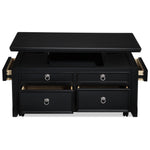 Turner 46" Lift-Top Coffee Table - Black