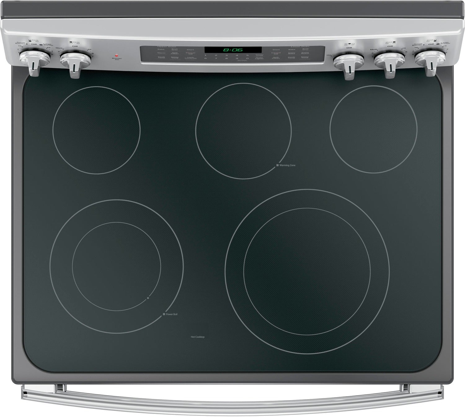 GE Stainless Steel Freestanding Electric Convection Double Oven Range (6.6 Cu. Ft.) - JCB865SJSS