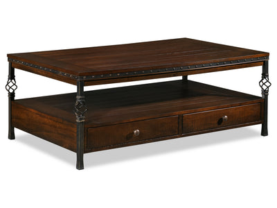 Sterling 50" Coffee Table - Walnut