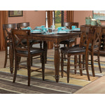 Kingstown Extendable Counter Height Dining Table - Chocolate