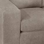 Fava Chaise Sofa - Pewter