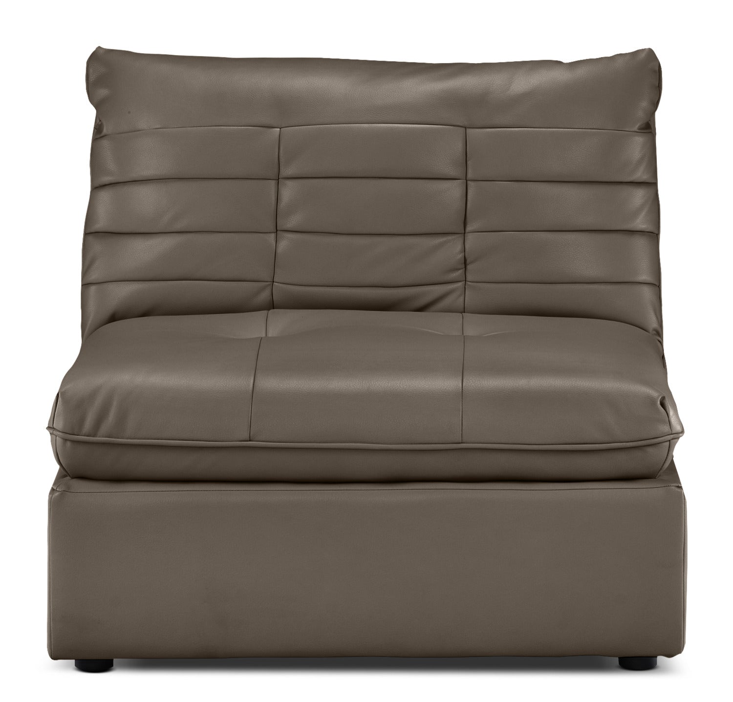 Cortina Armless Chair - Dark Grey