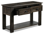 Gable 50" Sofa Table - Weathered Charcoal