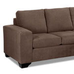 Fava Chaise Sofa - Light Brown