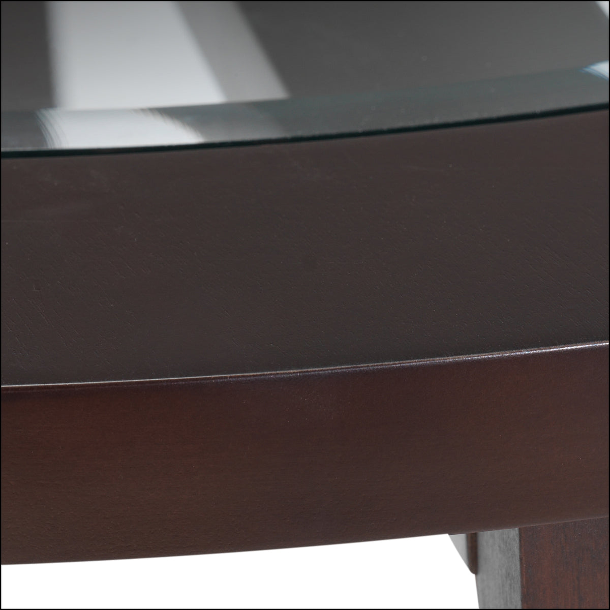 Emma Coffee Table w/ Four Ottomans - Espresso
