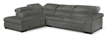 Underwood 2-Piece Sectional with Left-Facing Chaise - Charcoal